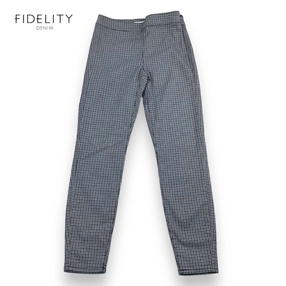 Fidelity Denim Pants Women’s‎ Size 24 Gray Flat Front Side Zip Cropped Pants